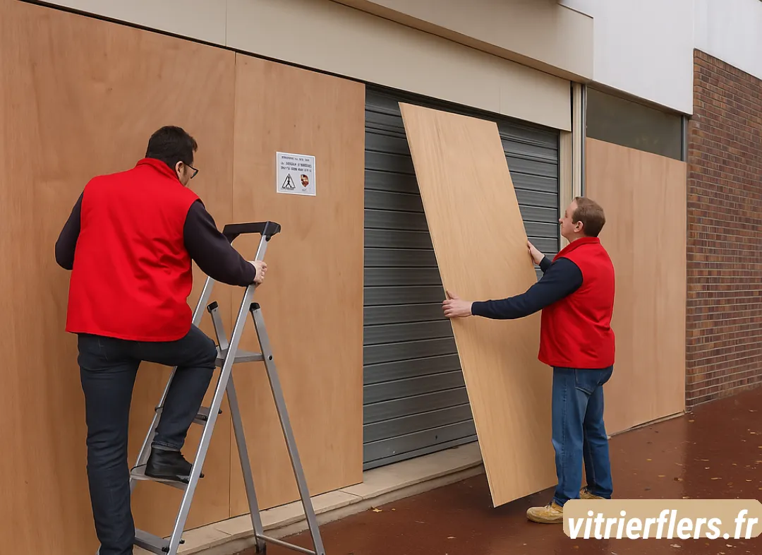 Mise en sécurité fermeture provisoire Flers